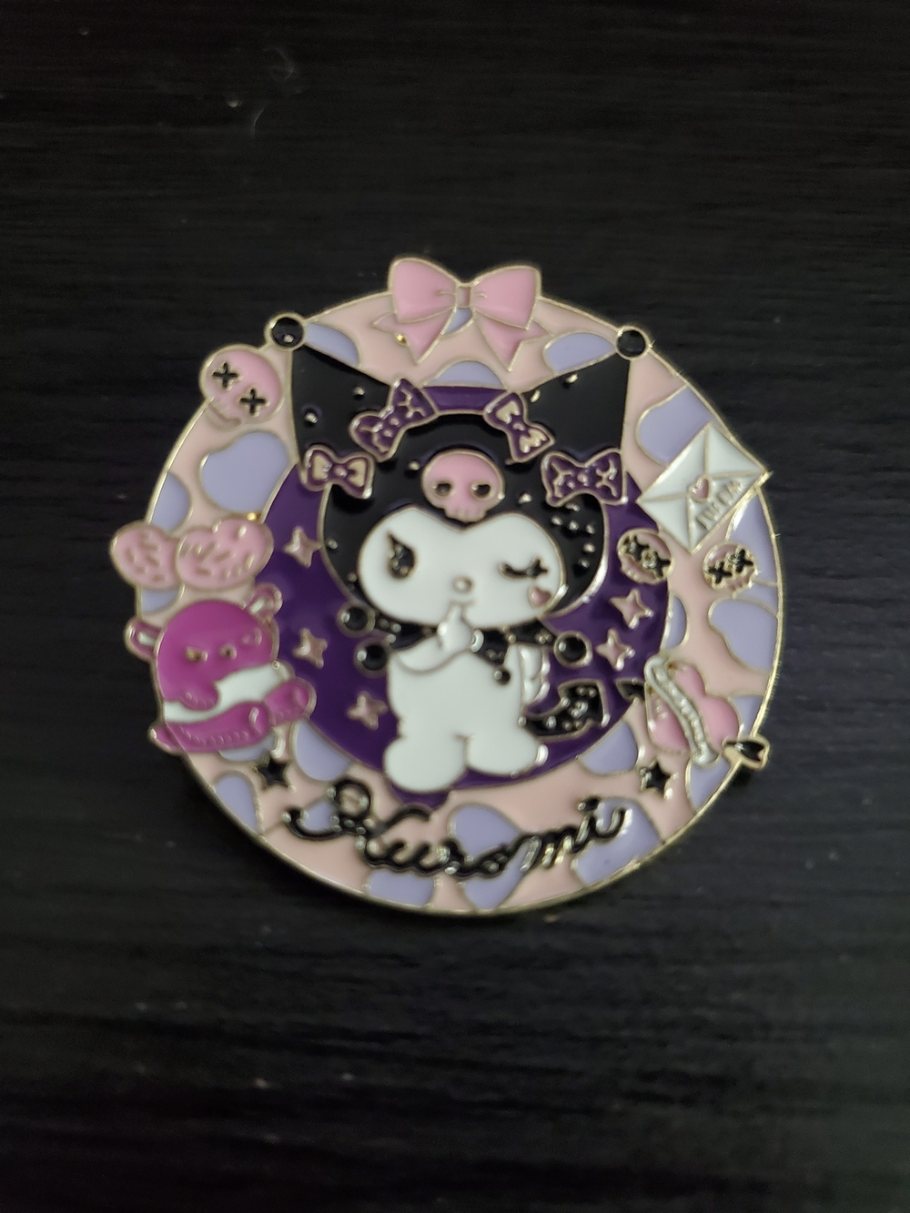Sweet Sanrio Kuromi Pin
